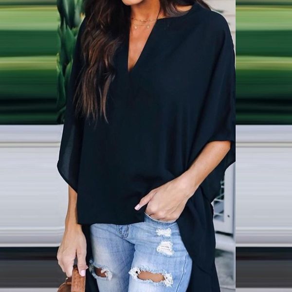 women's blouses & shirts womens shirt summer fashion casual for women blusas mujer de moda 2021 and, White
women's blouses & shirts womens shirt summer fashion casual for women blusas mujer de moda 2021 and, White