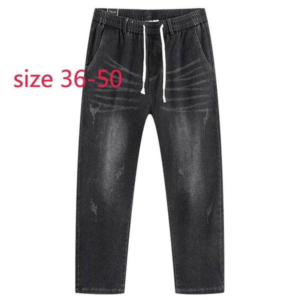 men's jeans arrival fashion autumn men fashionable casual elastic waist denim full length plus size 36-42 44 46 48 50, Blue
men's jeans arrival fashion autumn men fashionable casual elastic waist denim full length plus size 36-42 44 46 48 50, Blue