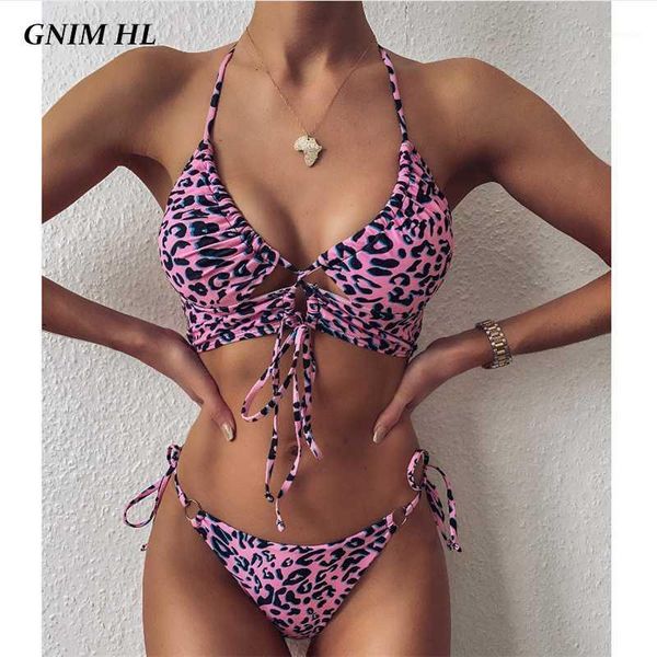 bandage bikini mujer 2021 leopard print swimwear women two pieces summer beachwear halter high cut brazilian swimsuit1
bandage bikini mujer 2021 leopard print swimwear women two pieces summer beachwear halter high cut brazilian swimsuit1