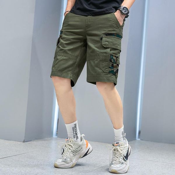 men's shorts 2021 overalls summer fashion casual cargo comfortable breathable camouflage, White;black
men's shorts 2021 overalls summer fashion casual cargo comfortable breathable camouflage, White;black