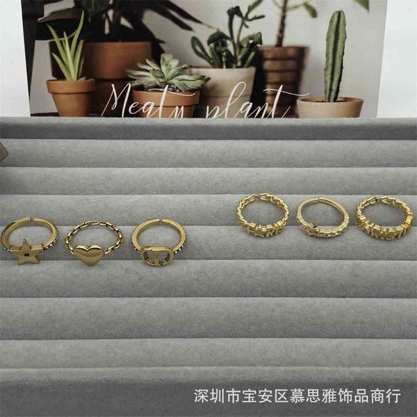 special offer 2021 luxury designer jewelry ring three piece diamond asymmetric star chain hand decoration, Silver
special offer 2021 luxury designer jewelry ring three piece diamond asymmetric star chain hand decoration, Silver