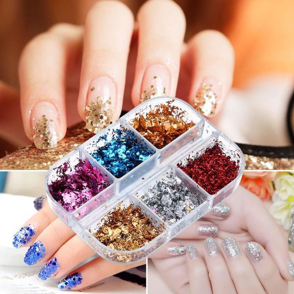 nail art kits 6 grids diy manicure gel polish irregular sparkly glitter flakes luxury foils sequins
nail art kits 6 grids diy manicure gel polish irregular sparkly glitter flakes luxury foils sequins