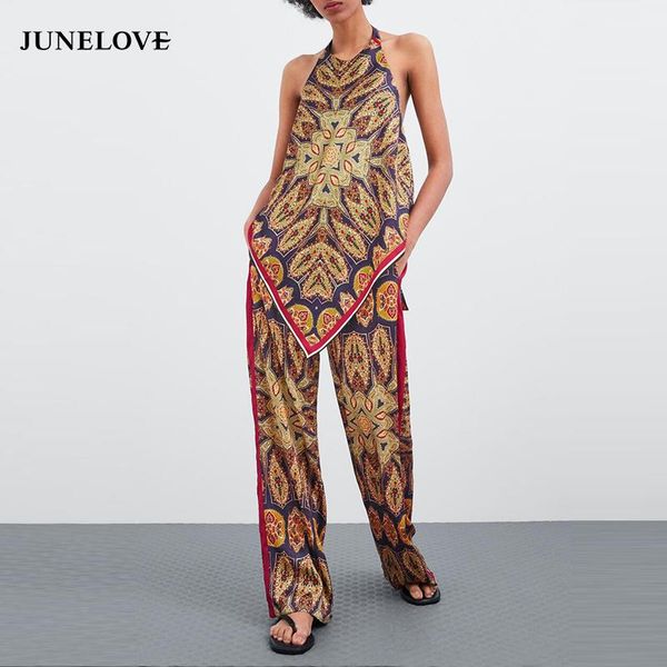 junelove women elastic summer halter blouse shirt vintage print loose ladies set female suits casual street wear bottom women's blo, White
junelove women elastic summer halter blouse shirt vintage print loose ladies set female suits casual street wear bottom women's blo, White
