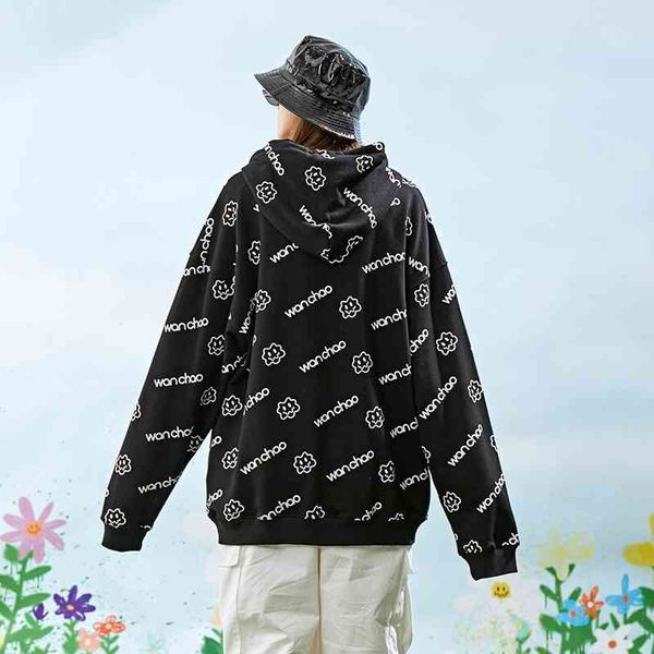 wanchao cp smiling face basic sweater spring fashion brand loose hip hop hoodie for couples, Black
wanchao cp smiling face basic sweater spring fashion brand loose hip hop hoodie for couples, Black