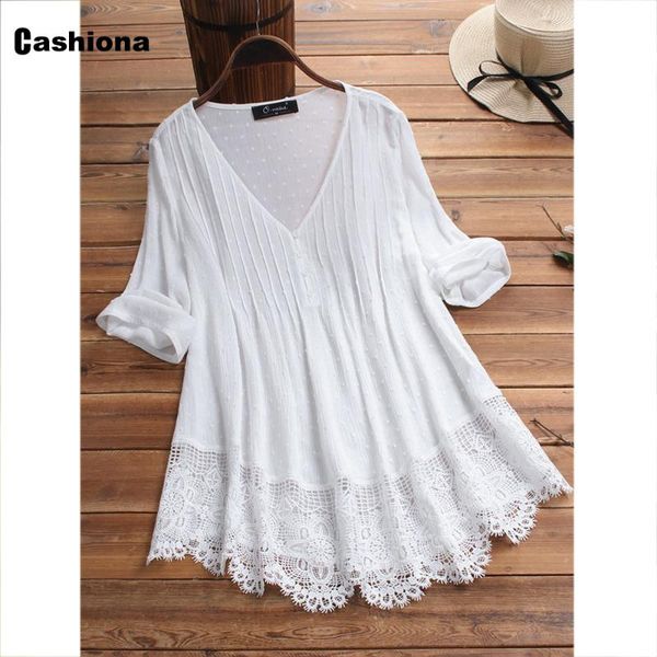 women's blouses & shirts plus size 4xl 5xl women elegant leisure casual shirt long blouse 2021 patchwork lace half sleeve summer tunic, White
women's blouses & shirts plus size 4xl 5xl women elegant leisure casual shirt long blouse 2021 patchwork lace half sleeve summer tunic, White