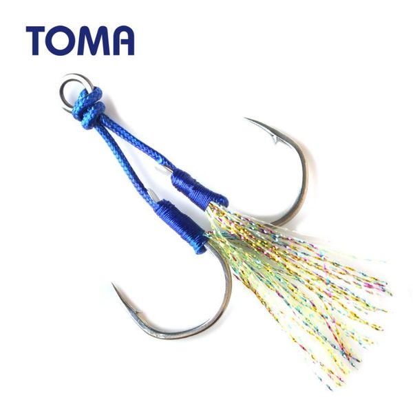fishing hooks toma 2 pack slow jigging hook sea glow 1/0 2/0 3/0 4/0 5/0 7/0 jig assist double feather fishhook tackle
fishing hooks toma 2 pack slow jigging hook sea glow 1/0 2/0 3/0 4/0 5/0 7/0 jig assist double feather fishhook tackle