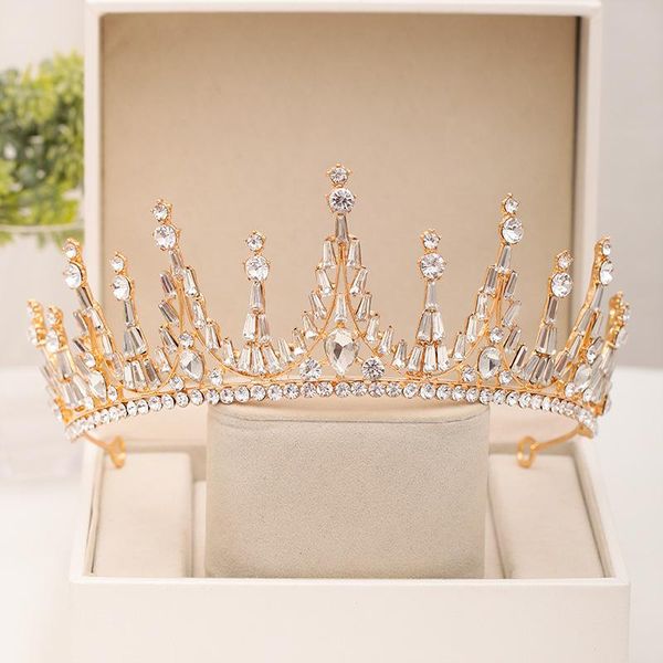 hair clips & barrettes temperament geometry queen rhinestone crown high-end alloy pageant diadem headpiece bride wedding accessories ea, Golden;silver
hair clips & barrettes temperament geometry queen rhinestone crown high-end alloy pageant diadem headpiece bride wedding accessories ea, Golden;silver