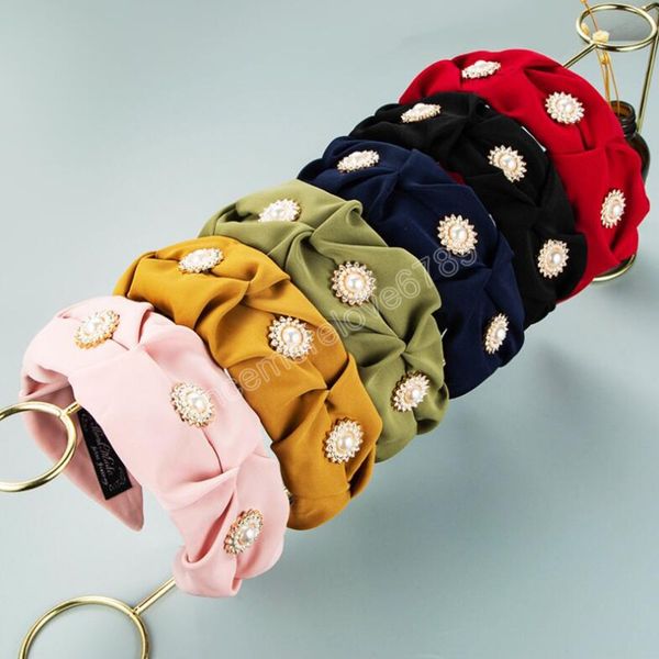 fashion women headband rhinestone hairband solid color pleated flower turban headwear hair accessories, Silver
fashion women headband rhinestone hairband solid color pleated flower turban headwear hair accessories, Silver