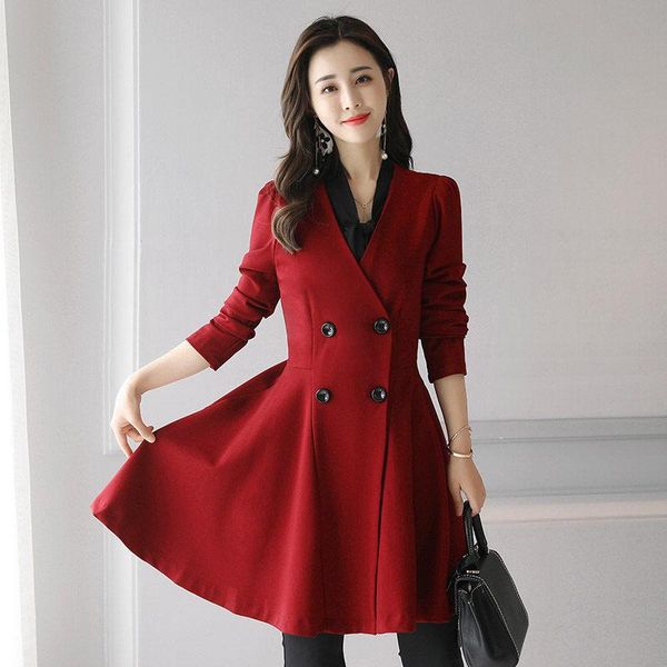 women's trench coats arrival autumn coat women double-breasted thin windbreaker for office ladies v-neck fashion elegant skirt f1329, Tan;black
women's trench coats arrival autumn coat women double-breasted thin windbreaker for office ladies v-neck fashion elegant skirt f1329, Tan;black