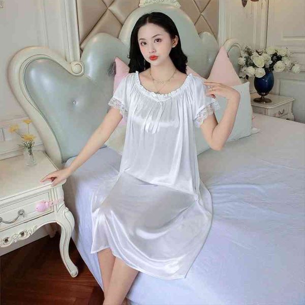 silk night shirts nightdress lounge womens sleepwears sleep nightgown nightwear white home loungewear loose soft, Black;red
silk night shirts nightdress lounge womens sleepwears sleep nightgown nightwear white home loungewear loose soft, Black;red