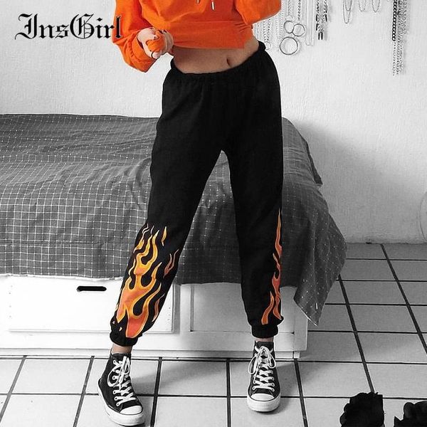 insgirl harajuku grunge pants women vintage streetwear y2k elastic waist flame printed loose cargo mall goth punk trousers women's & ca, Black;white
insgirl harajuku grunge pants women vintage streetwear y2k elastic waist flame printed loose cargo mall goth punk trousers women's & ca, Black;white