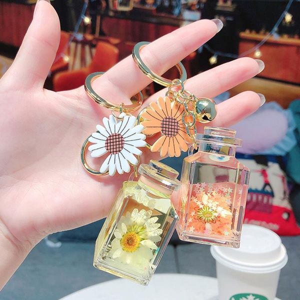 keychains small daisy drift bottle keychain, fresh design girl backpack keychain pendant korean version wholesale, Silver
keychains small daisy drift bottle keychain, fresh design girl backpack keychain pendant korean version wholesale, Silver