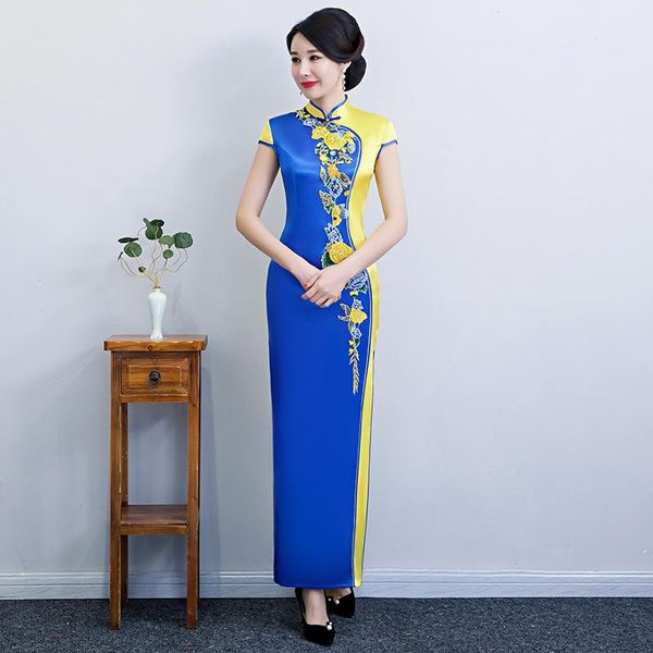 ethnic clothing elegant appliques floral women cheongsam party prom dress gown plus size 3xl-5xl qipao classic vintage button maxi vestidos, Red
ethnic clothing elegant appliques floral women cheongsam party prom dress gown plus size 3xl-5xl qipao classic vintage button maxi vestidos, Red