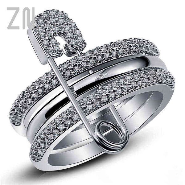 zn new wide finger rings for women with pin aaa cubic zircon ring sets pave setting female party accessory anillos mujer, Silver
zn new wide finger rings for women with pin aaa cubic zircon ring sets pave setting female party accessory anillos mujer, Silver