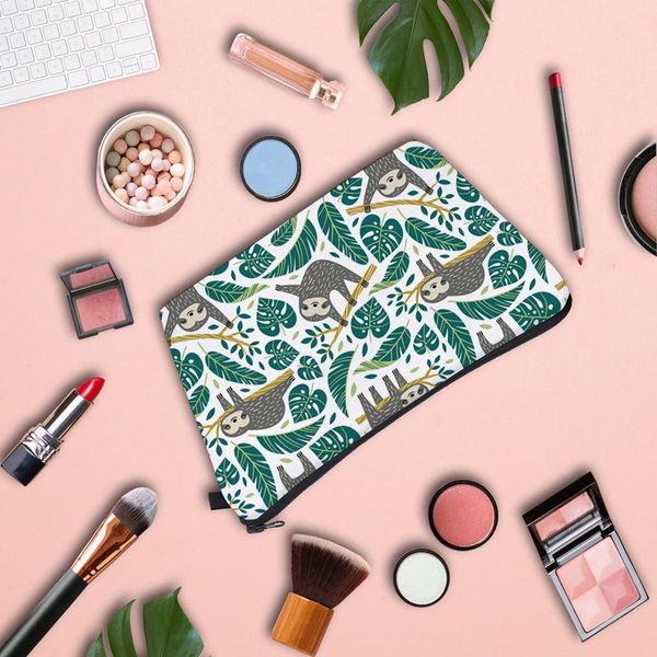 women's cosmetic bag cute sloth pencil cases makeup organizer clutch waterproof mask purse storage gabardine mobile zipper bags &
women's cosmetic bag cute sloth pencil cases makeup organizer clutch waterproof mask purse storage gabardine mobile zipper bags &
