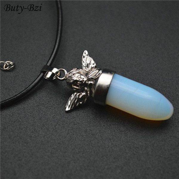 pendant necklaces natural genstome shape angel at the pendants leather cord chain necklace woman man jewelry party gift, Silver
pendant necklaces natural genstome shape angel at the pendants leather cord chain necklace woman man jewelry party gift, Silver