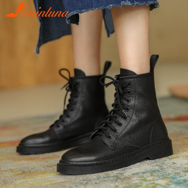 boots karin big size 42 genuine leather round toe lace-up autumn winter soft low heels ankle female, Black
boots karin big size 42 genuine leather round toe lace-up autumn winter soft low heels ankle female, Black