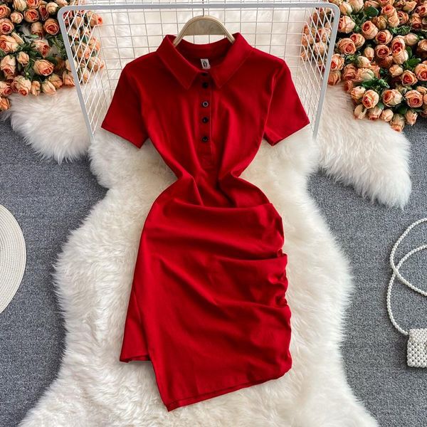 casual dresses autumn girl collar dress short sleeve women waist tight slim irregular ladies hip wrap, Black;gray
casual dresses autumn girl collar dress short sleeve women waist tight slim irregular ladies hip wrap, Black;gray