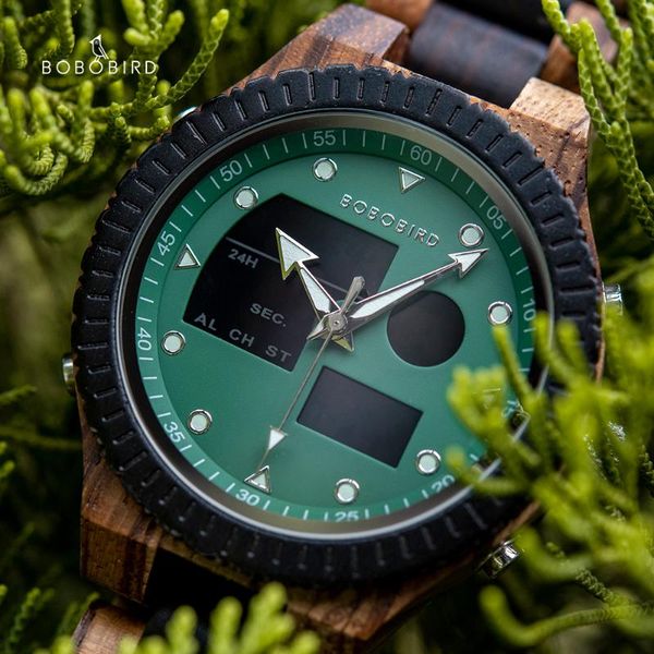 wristwatches dual display quartz digital watch bobo bird wood men luminous hand multifunctional timepiece gift valentine's day present, Slivery;brown
wristwatches dual display quartz digital watch bobo bird wood men luminous hand multifunctional timepiece gift valentine's day present, Slivery;brown