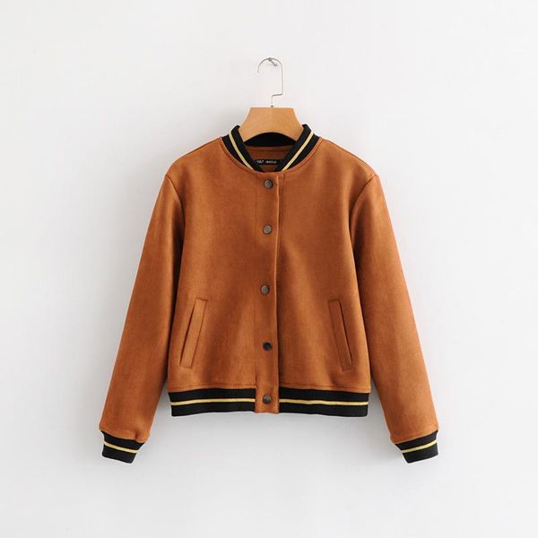 women's jackets in hy8528 ms - 70 european and american wind faux suede jacket, Black;brown
women's jackets in hy8528 ms - 70 european and american wind faux suede jacket, Black;brown