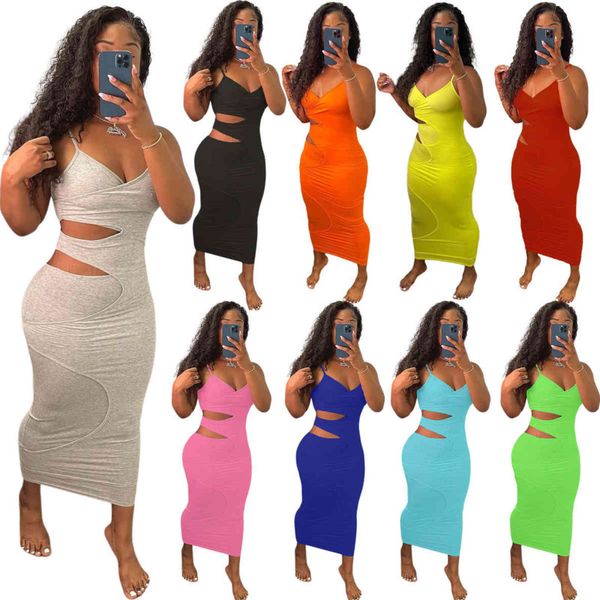 sling sleeveless women casual dresses hollow out split layer solid color deep v neck slim pencil dress designers clubwear, Black;gray
sling sleeveless women casual dresses hollow out split layer solid color deep v neck slim pencil dress designers clubwear, Black;gray