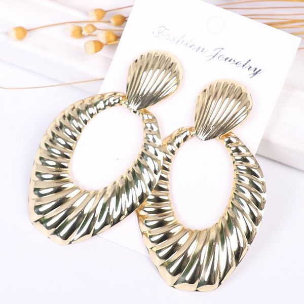 dangle & chandelier bohemian fashion women's drop earrings korean golden personality large simple punk jewelry gift accesorios, Silver
dangle & chandelier bohemian fashion women's drop earrings korean golden personality large simple punk jewelry gift accesorios, Silver
