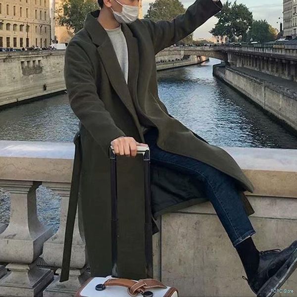 men's wool & blends 2021 blend coat men winter fashion wild overcoat male thicken keep warm casual coats, Black
men's wool & blends 2021 blend coat men winter fashion wild overcoat male thicken keep warm casual coats, Black
