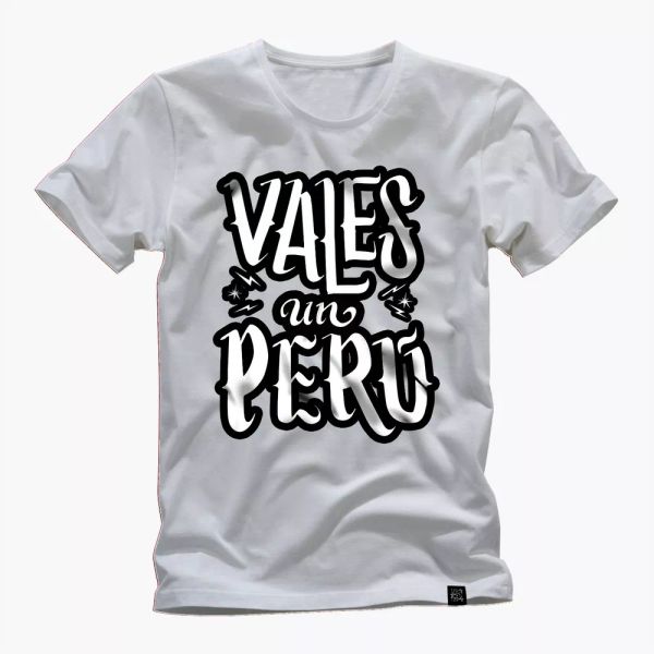 vales un peru famosa historica frase peruana peruvian pride cool t shirt, White;black
vales un peru famosa historica frase peruana peruvian pride cool t shirt, White;black