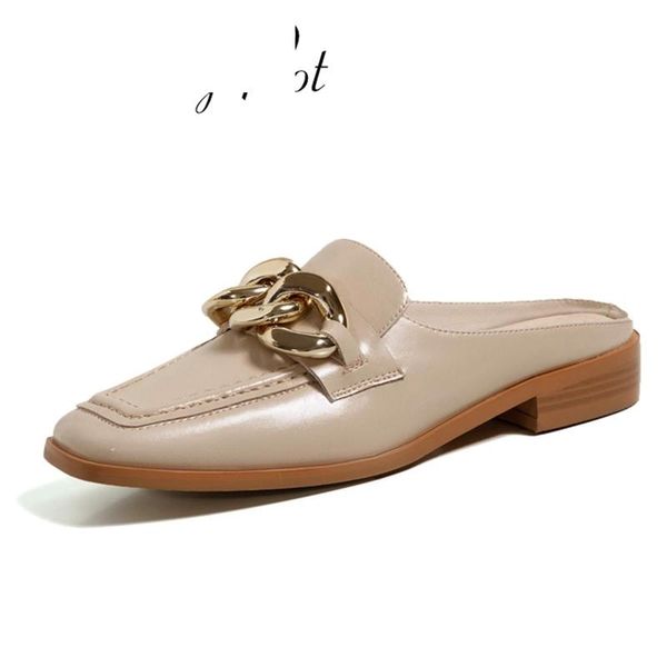 genuine leather square toe mules low heel young lady metal fasteners fashion slip on outside slipper shoes women l60 slippers, Black
genuine leather square toe mules low heel young lady metal fasteners fashion slip on outside slipper shoes women l60 slippers, Black