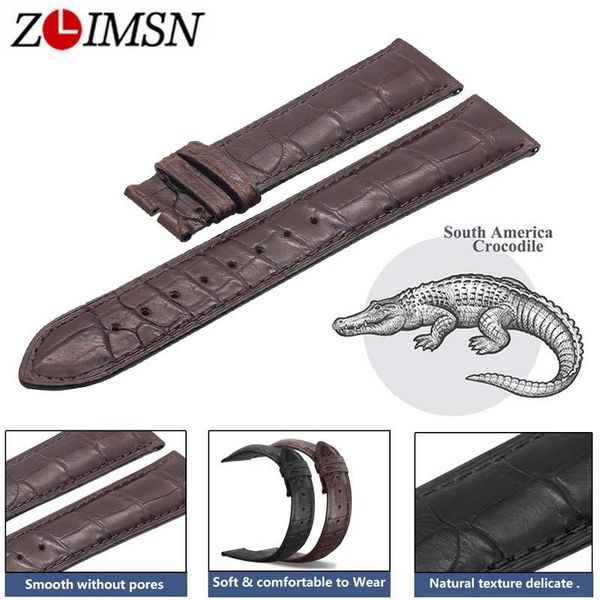 watch bands zlimsn double alligator leather strap black brown band size 18mm 20mm 22mm for mens women luxury crocodile watchband
watch bands zlimsn double alligator leather strap black brown band size 18mm 20mm 22mm for mens women luxury crocodile watchband