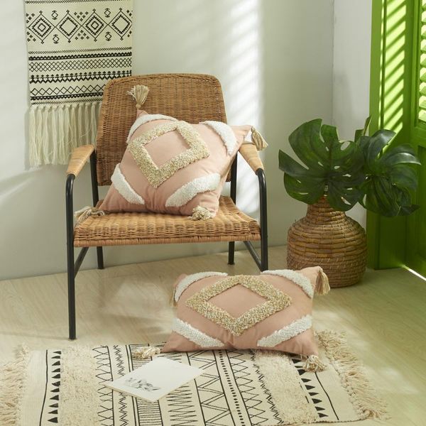 cushion/decorative pillow decorative throw covers tufted woven pink boho case soft cotton cushion cover for sofa bed couch chair home decor
cushion/decorative pillow decorative throw covers tufted woven pink boho case soft cotton cushion cover for sofa bed couch chair home decor