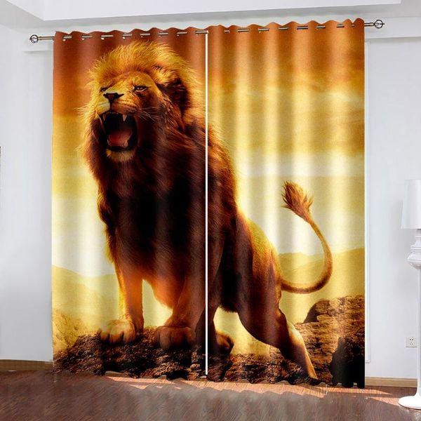 curtain & drapes domineering animal lion king print essential bedroom living room sunshade cloth custom hook decorative
curtain & drapes domineering animal lion king print essential bedroom living room sunshade cloth custom hook decorative