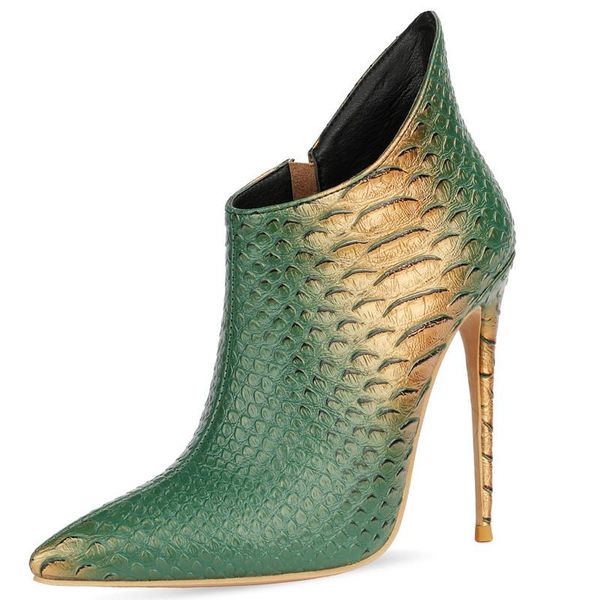 boots stiletto high heel ankle pointed toe snake print women shoes fashion quality zipper short botas mujer big size, Black
boots stiletto high heel ankle pointed toe snake print women shoes fashion quality zipper short botas mujer big size, Black