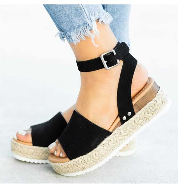 dress shoes women sandals plus size wedges for high heels summer flip platform, Black
dress shoes women sandals plus size wedges for high heels summer flip platform, Black