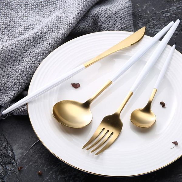 dinnerware sets europe tableware nordic reusable utensil knife and fork set travel metal fashion juegos de vajilla kitchen bk50dc
dinnerware sets europe tableware nordic reusable utensil knife and fork set travel metal fashion juegos de vajilla kitchen bk50dc