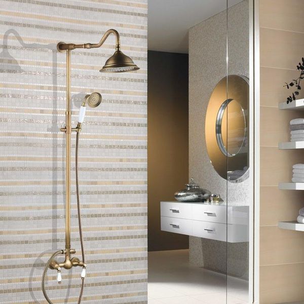 bathroom dual ceramics handles antique brass wall mounted round shower head rain & hand faucet mixer tap set aan516 sets
bathroom dual ceramics handles antique brass wall mounted round shower head rain & hand faucet mixer tap set aan516 sets