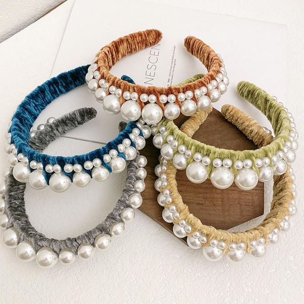 hair clips & barrettes shuangr fashion accessories women's pearls wrapped gold velvet wide-brimmed headband girl band headwear, Golden;silver
hair clips & barrettes shuangr fashion accessories women's pearls wrapped gold velvet wide-brimmed headband girl band headwear, Golden;silver