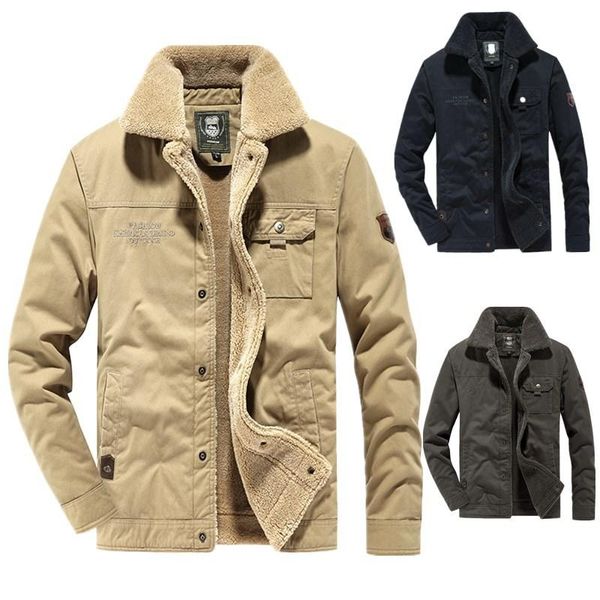 men's jackets men in the fall and winter jacket to add flocking thicken lamb warm coat elderly leisure clothing, Black;brown
men's jackets men in the fall and winter jacket to add flocking thicken lamb warm coat elderly leisure clothing, Black;brown