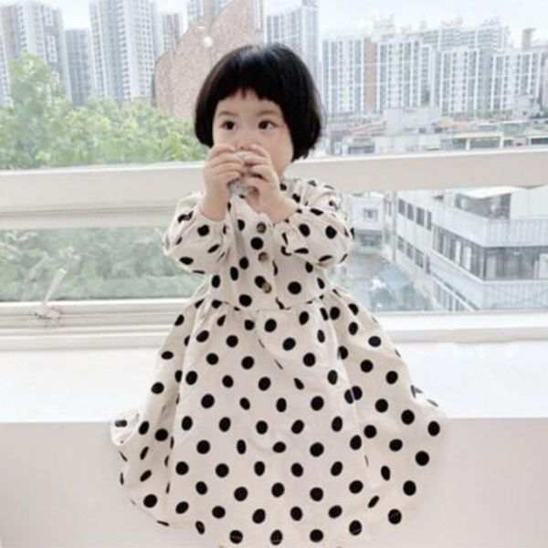 spring new kids dresses for dot print girls princess dress long sleeve children costume 1-6 year 210413, Red;yellow
spring new kids dresses for dot print girls princess dress long sleeve children costume 1-6 year 210413, Red;yellow
