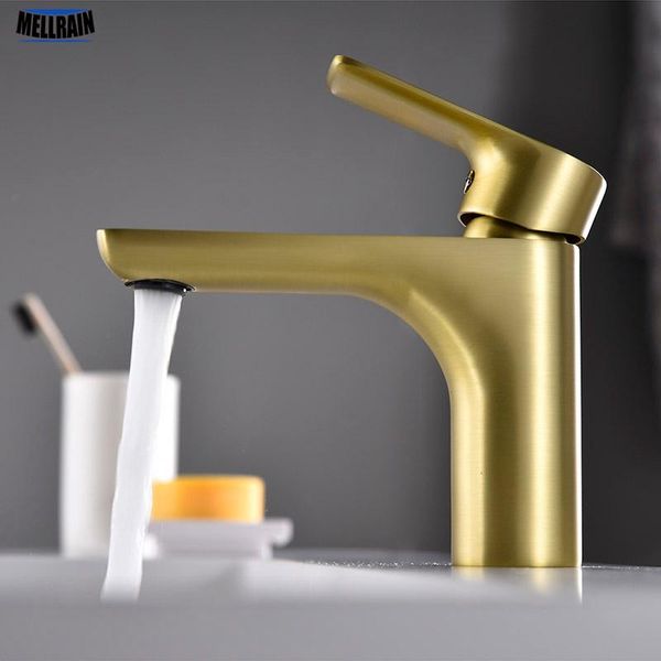 bathroom sink faucets brushed gold & mablack basin faucet hardware cold water mixer toilet tap 100% brass
bathroom sink faucets brushed gold & mablack basin faucet hardware cold water mixer toilet tap 100% brass