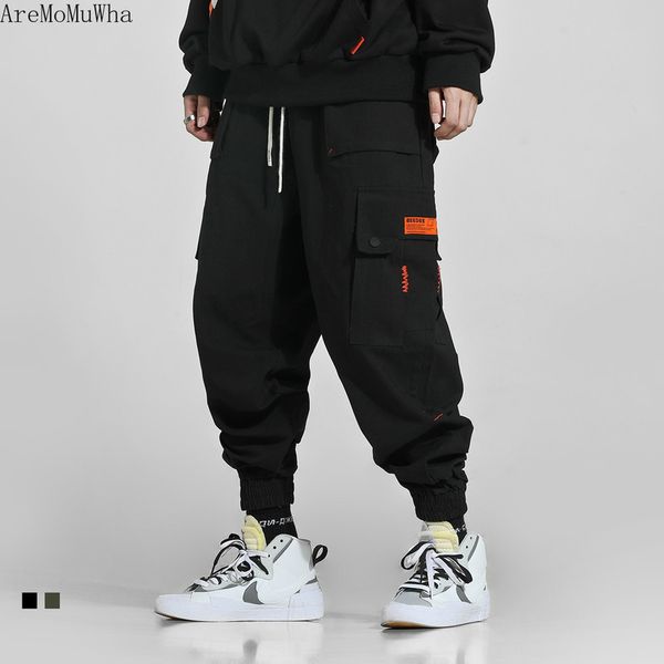 men's pants aremomuwha autumn functional workwear casual brand europe and the united states high street loose sports beam lshn, Black
men's pants aremomuwha autumn functional workwear casual brand europe and the united states high street loose sports beam lshn, Black