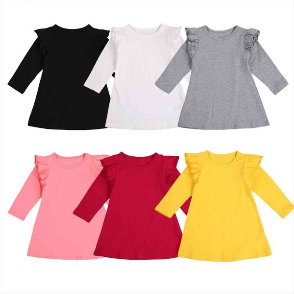 1 7y toddler kids girl dress baby girls solid casual ruffle clothes cute long sleeve autumn, Red;yellow
1 7y toddler kids girl dress baby girls solid casual ruffle clothes cute long sleeve autumn, Red;yellow
