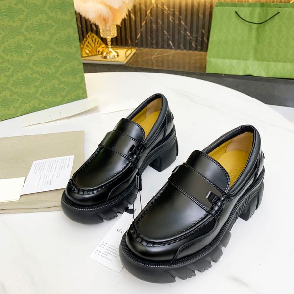 women genuine leather casual boots girl dress shoes shoe shows luxury and elegance quality british preppy retro chunky loafers, Black
women genuine leather casual boots girl dress shoes shoe shows luxury and elegance quality british preppy retro chunky loafers, Black