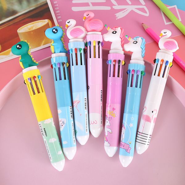 pen korea creative stationery children's cartoon 10 color ball point student press writing office supplies
pen korea creative stationery children's cartoon 10 color ball point student press writing office supplies