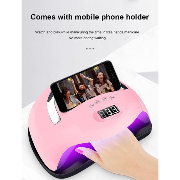 nail dryers 168w dryer uv led lamp for manicure gel drying varnish mobile phone holder
nail dryers 168w dryer uv led lamp for manicure gel drying varnish mobile phone holder