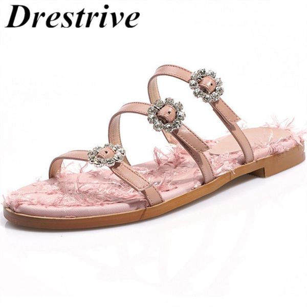 drestrive 2021 fashion woman sandals genuine leather big size 43 sweet flats casual shoes dress crystal ladies summer, Black
drestrive 2021 fashion woman sandals genuine leather big size 43 sweet flats casual shoes dress crystal ladies summer, Black