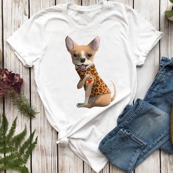 and women leopard printing mens 90s womens trend cute dog mom lady female ladies print graphic tee shirt, White;black
and women leopard printing mens 90s womens trend cute dog mom lady female ladies print graphic tee shirt, White;black