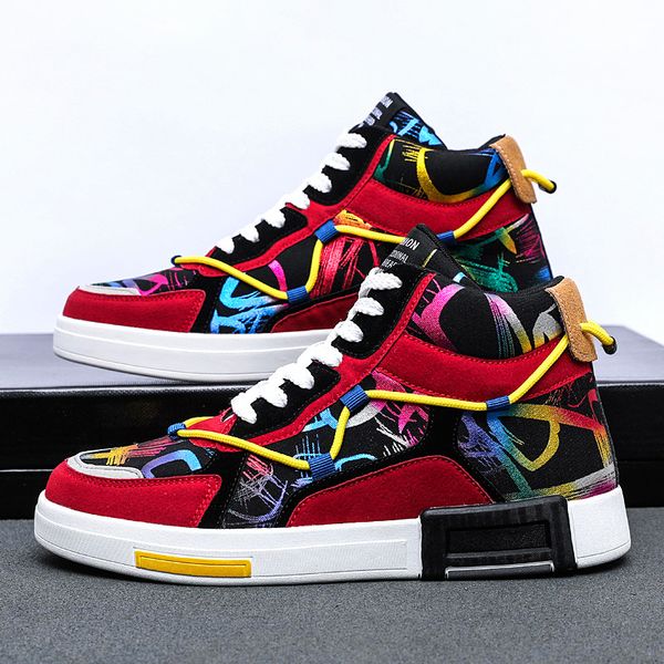 new autumn mens design shoes red men graffiti printing casual sneakers high fashion canvas shoes men zapatillas hombre 2021
new autumn mens design shoes red men graffiti printing casual sneakers high fashion canvas shoes men zapatillas hombre 2021