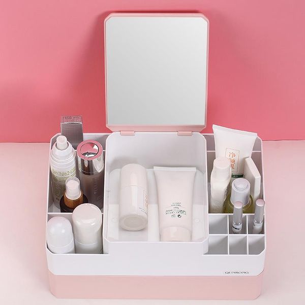 bathroom storage & organization plastic makeup organizer multifunctional large capacity cosmetic with mirror nail polish lipstick box deskto
bathroom storage & organization plastic makeup organizer multifunctional large capacity cosmetic with mirror nail polish lipstick box deskto