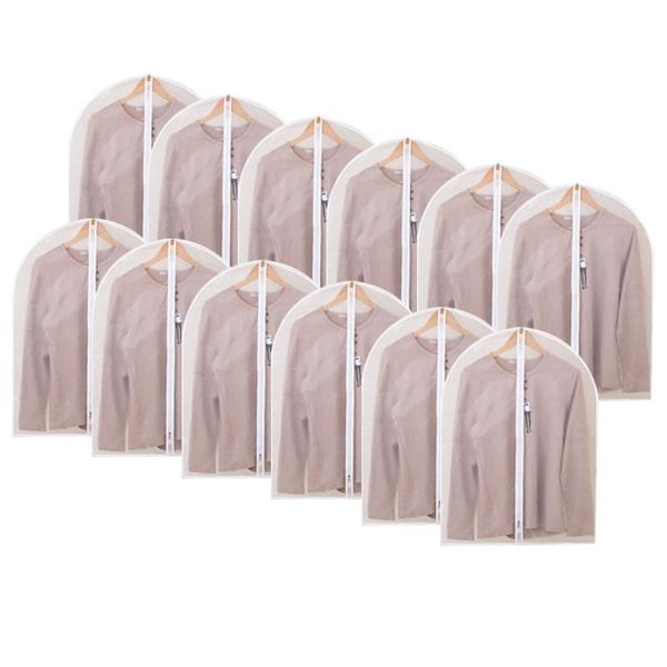 storage boxes & bins 12pcs hanging garment bags lightweight clear clothes cover full zipper suit bag 85la
storage boxes & bins 12pcs hanging garment bags lightweight clear clothes cover full zipper suit bag 85la